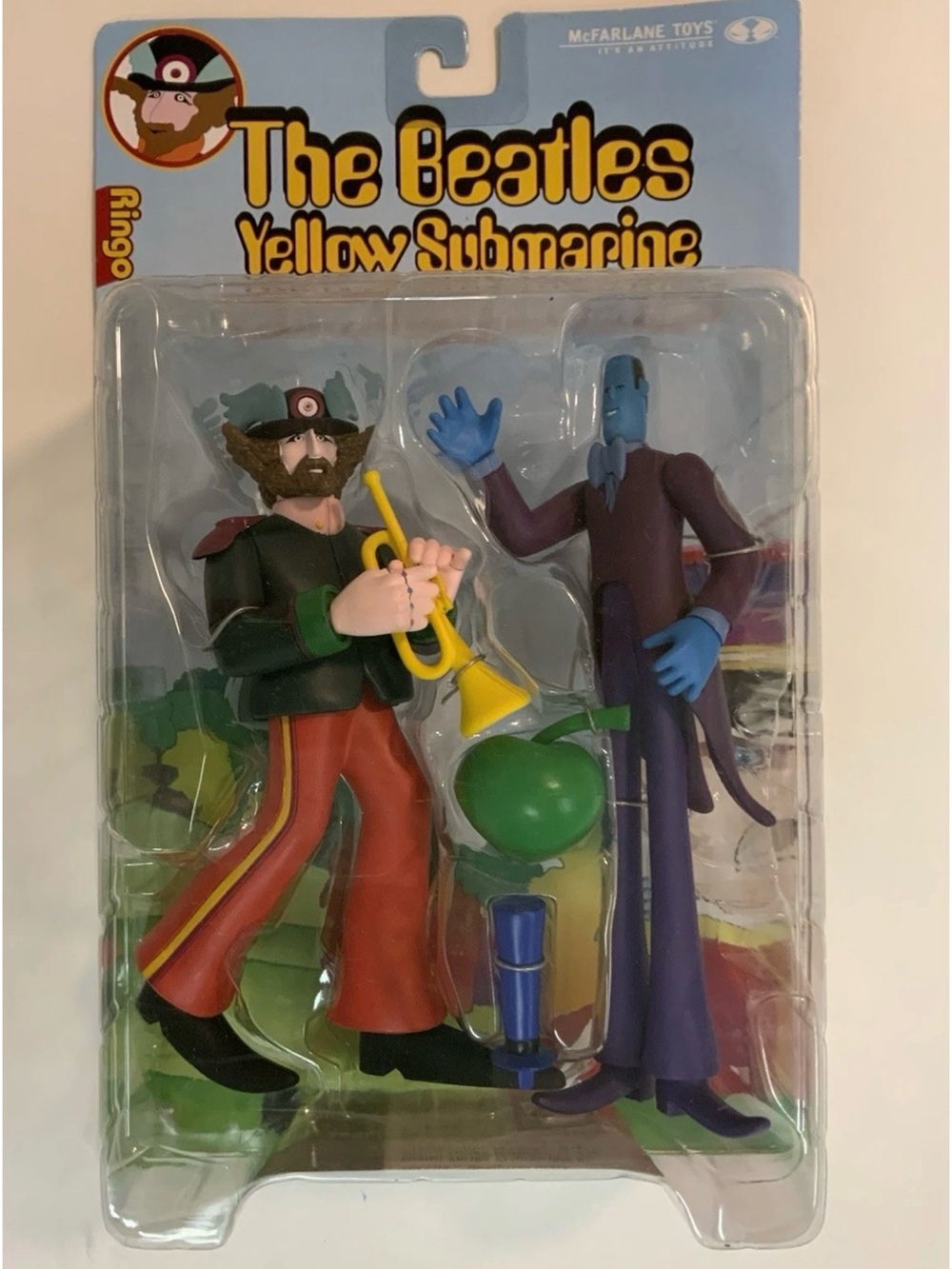Beatles Yellow Submarine Sgt. Pepper's Action Figures McFarlane 2000 NEW In Pkg